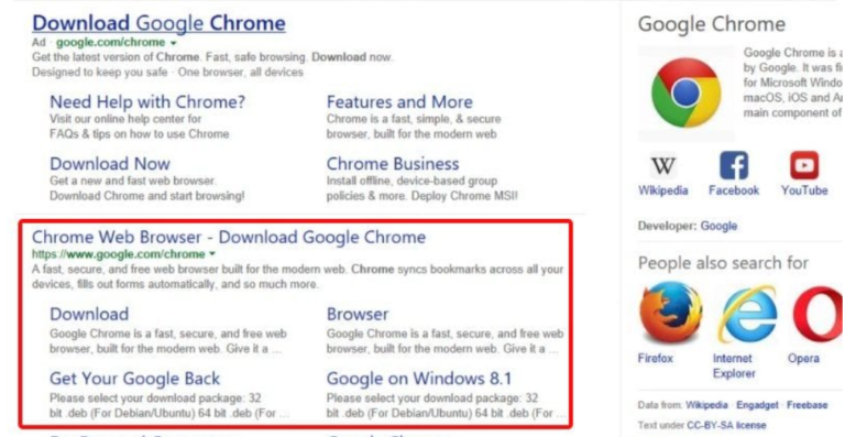 FAKE ‘Chrome Download’ Link Tries To Install Adware And Malware